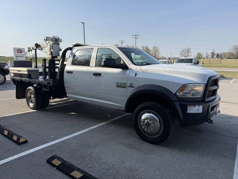 2013 Ram 5500 4x4 Diesel Flatbed w/ Crane Tradesman Collinsville OK