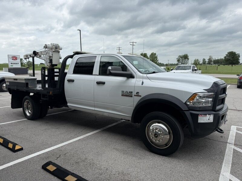 2013 Ram 5500 4x4 Diesel Flatbed w/ Crane Tradesman Collinsville OK