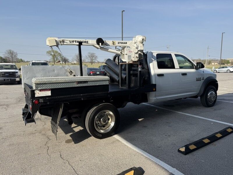 2013 Ram 5500 4x4 Diesel Flatbed w/ Crane Tradesman Collinsville OK