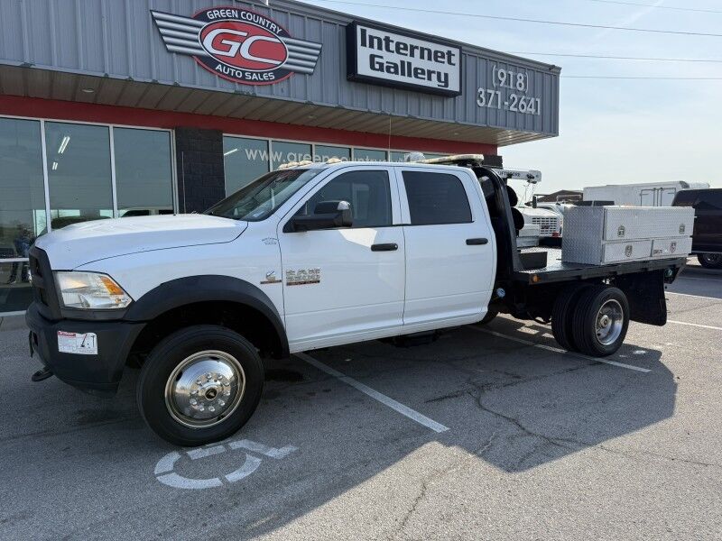 2013 Ram 5500 4x4 Diesel Flatbed w/ Crane Tradesman Collinsville OK