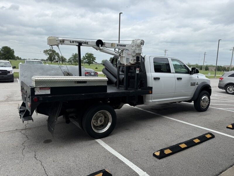 2013 Ram 5500 4x4 Diesel Flatbed w/ Crane Tradesman Collinsville OK