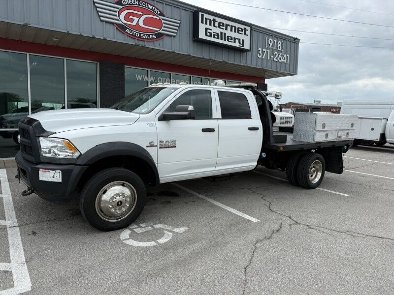 2013 Ram 5500 4x4 Diesel Flatbed w/ Crane Tradesman Collinsville OK