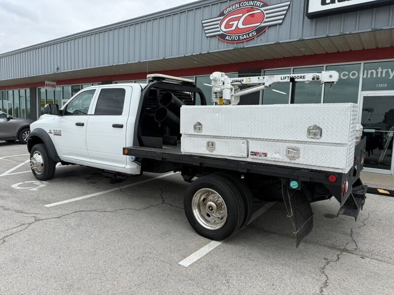 2013 Ram 5500 4x4 Diesel Flatbed w/ Crane Tradesman Collinsville OK