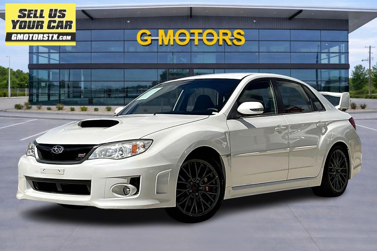 White 2013 Subaru Impreza WRX STI Sedan AWD Sedan All-Wheel Drive Manual
