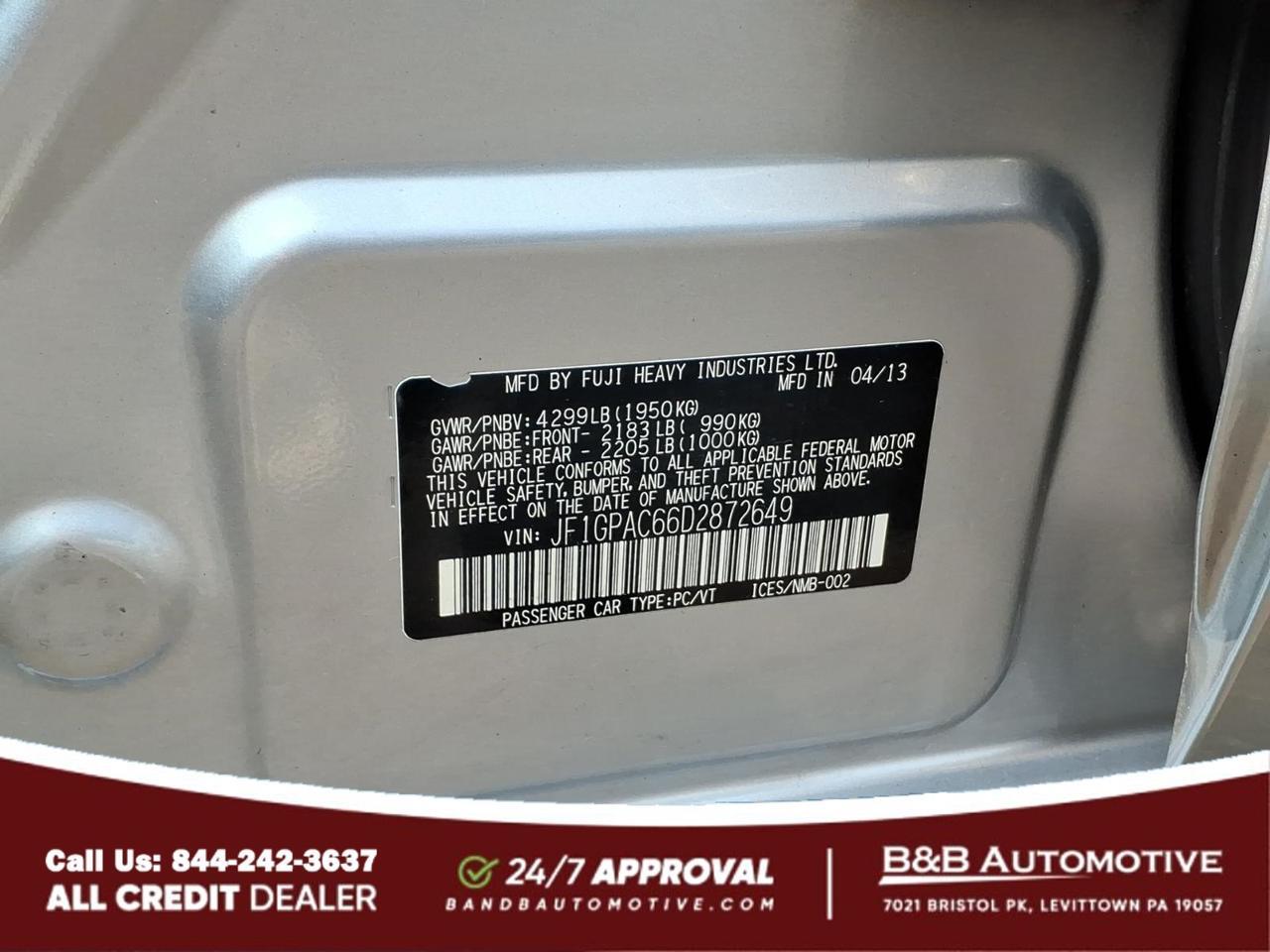 2013 Subaru Impreza 2.0i Premium Levittown PA