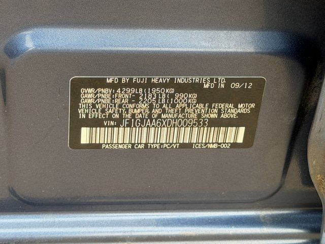 2013 Subaru Impreza 2.0i Springfield VA