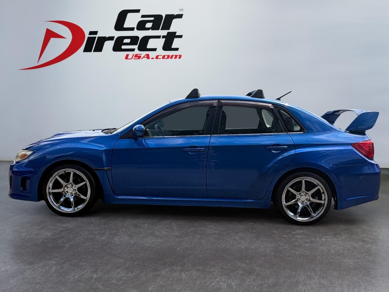 2013 Subaru Impreza Sedan WRX WRX, MT, REAR SPOILER, ROOF RACKS, CUSTOM ANOVIA CHROME WHEELS, POWER HEATED MIRRORS, BLUETOOTH, CRUISE CONTROL, LOW MILES, RIDE IN SPEED & STYLE!