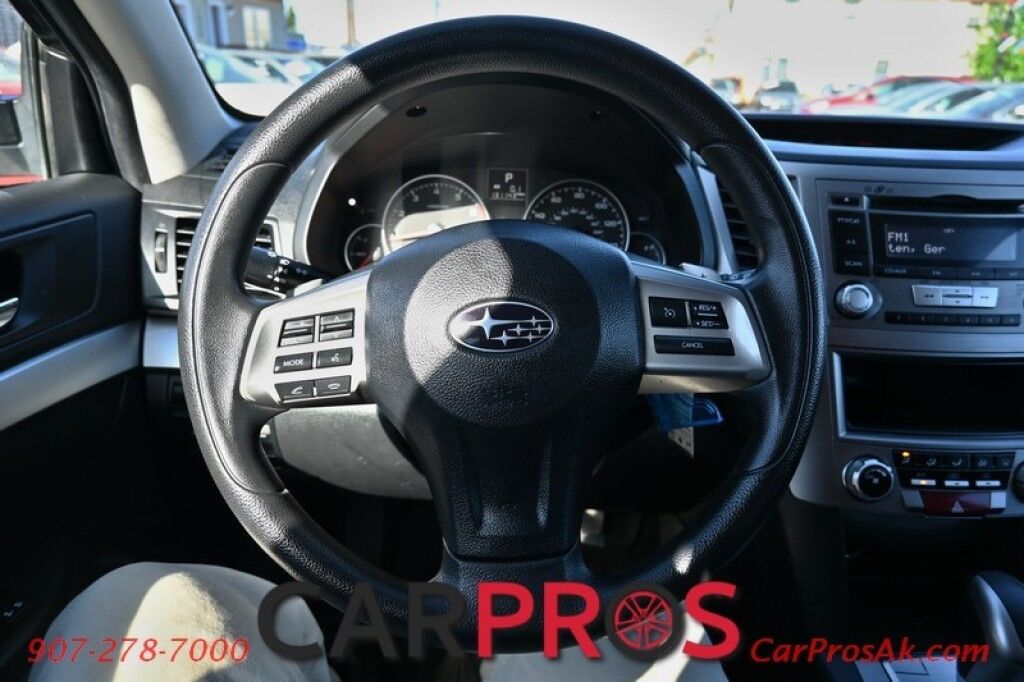 2013 Subaru Outback AWD - 2.5L Pzev - Automatic - Vehicle Dynamic Control - ABS Brakes - Power Windows & Locks -Tilt & Telescoping Wheel - AM/FM Radio - Bluetooth With Aux - Roof Rack Anchorage AK