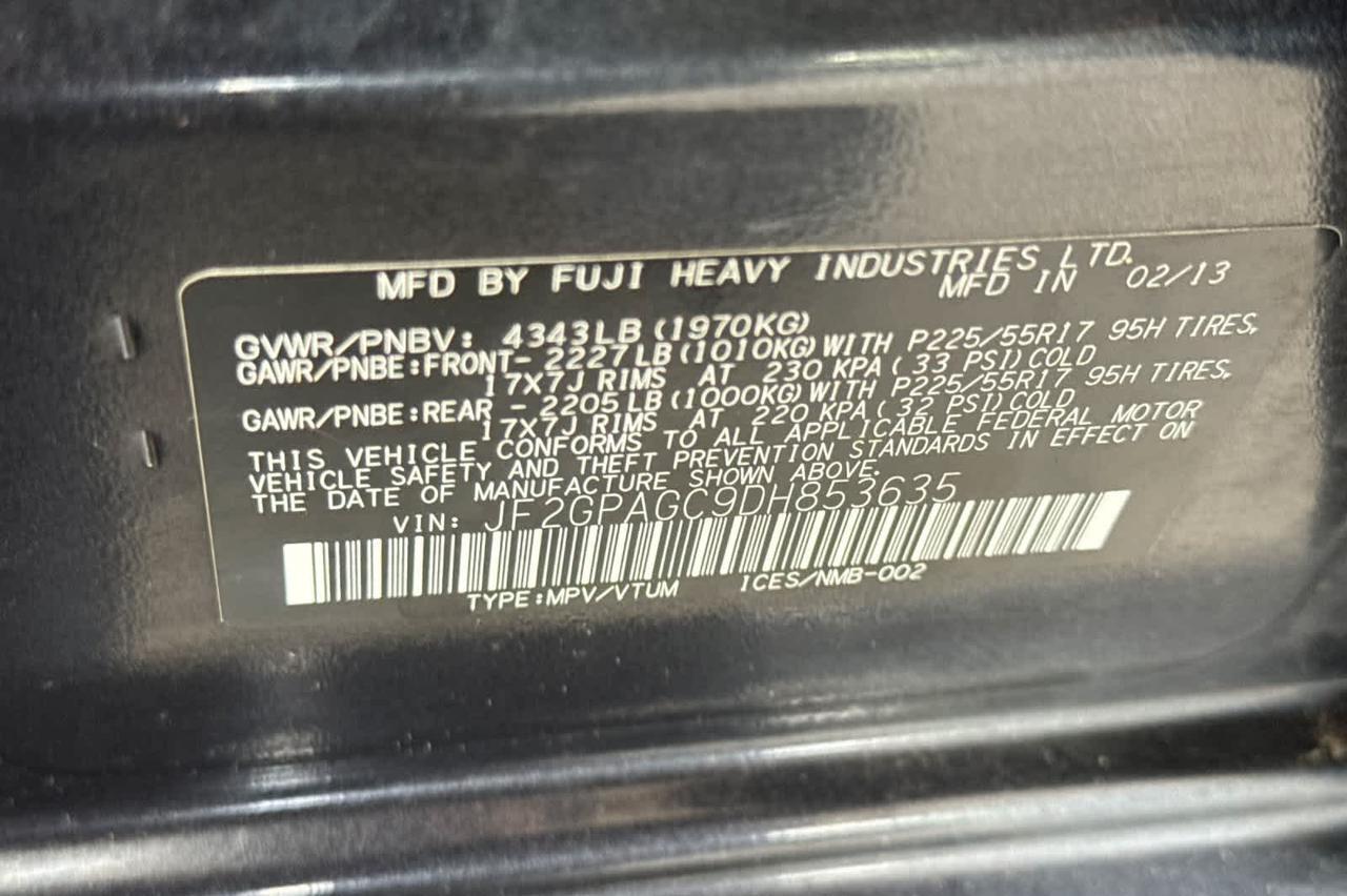 2013 Subaru XV Crosstrek Limited Roseville CA