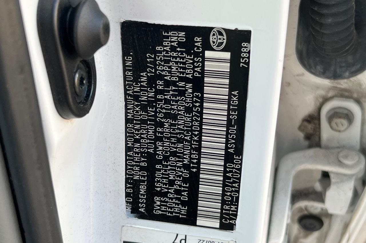 2013 Toyota Camry L Roseville CA