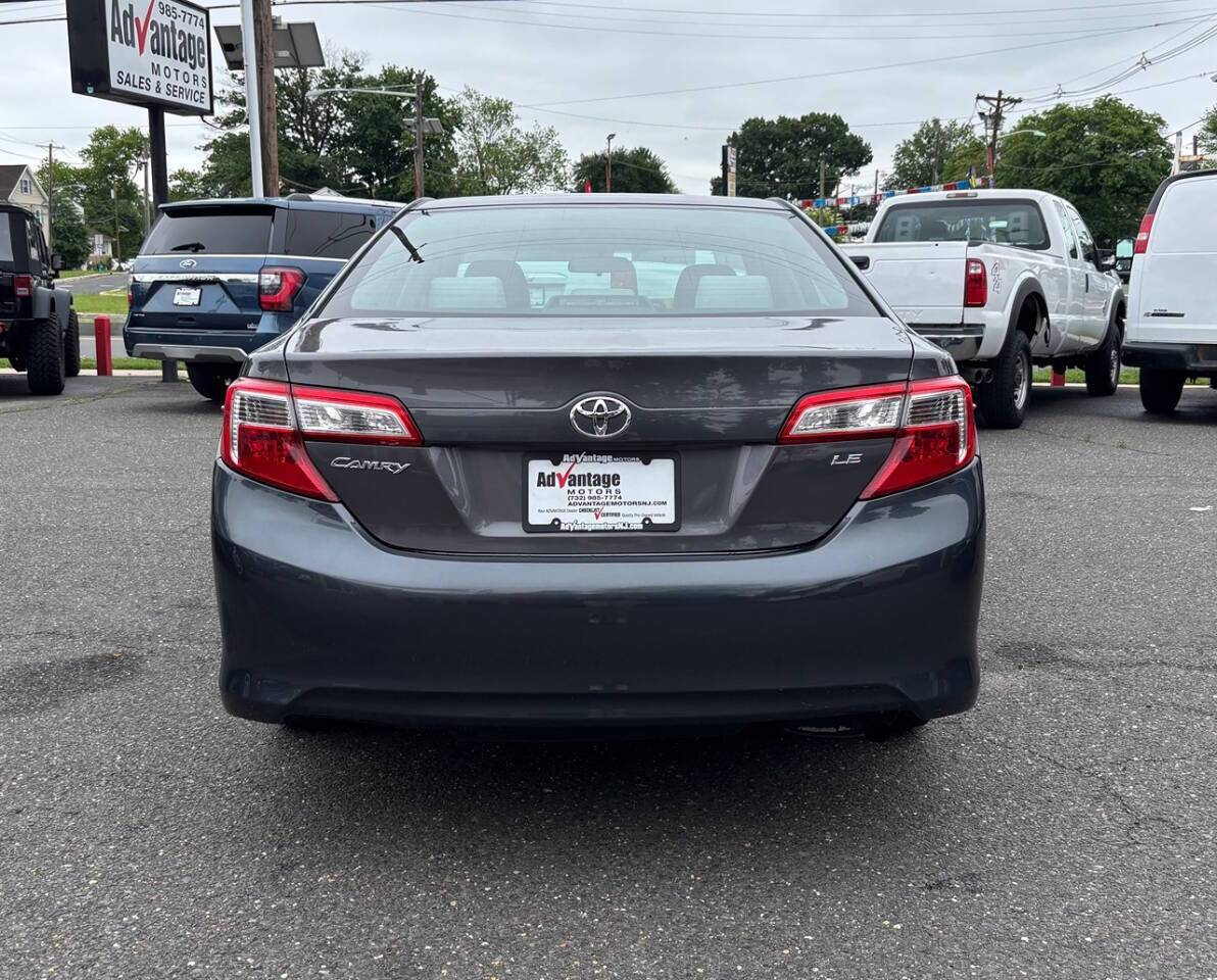 2013 Toyota Camry LE 4dr Sedan Edison NJ
