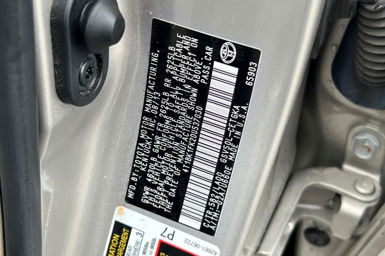 2013 Toyota Camry XLE Roseville CA