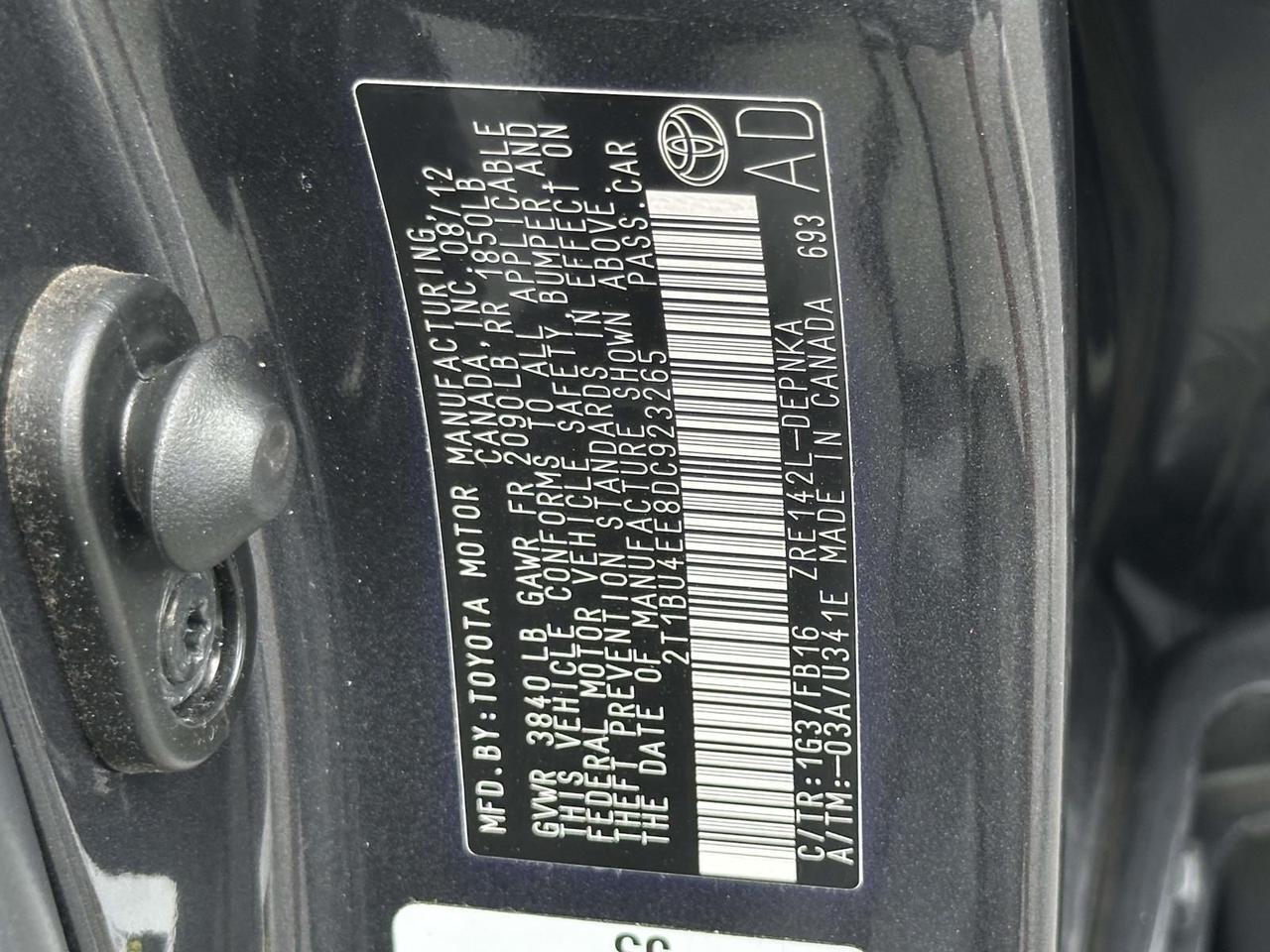 2013 Toyota Corolla LE Alexandria VA