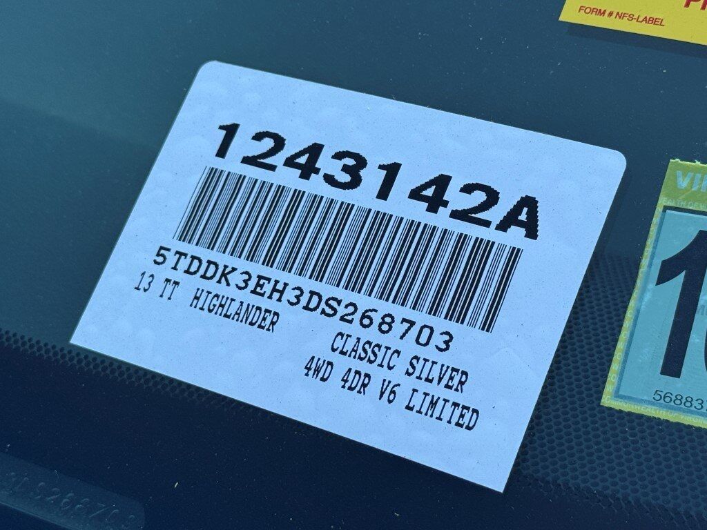 2013 Toyota Highlander Limited Chantilly VA