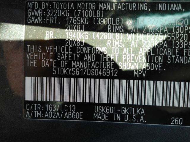 2013 Toyota Sequoia Limited 5.7L V8 Plano TX