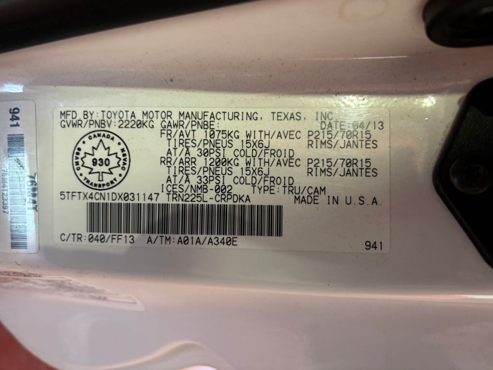 2013 Toyota Tacoma Base Franklin OH