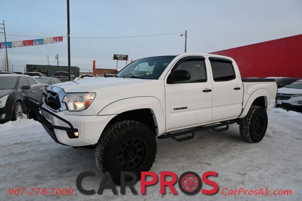 2013 Toyota Tacoma SR5 - 4X4 - Crew Cab - Lifted w/ Pro Comp Wheels - Brush Guard w/ Fog Lights - Backup Camera - Bluetooth - Remote Start - Keyless Entry - Bedliner - Tonneau Cover - Tow Package - Low Miles Anchorage AK