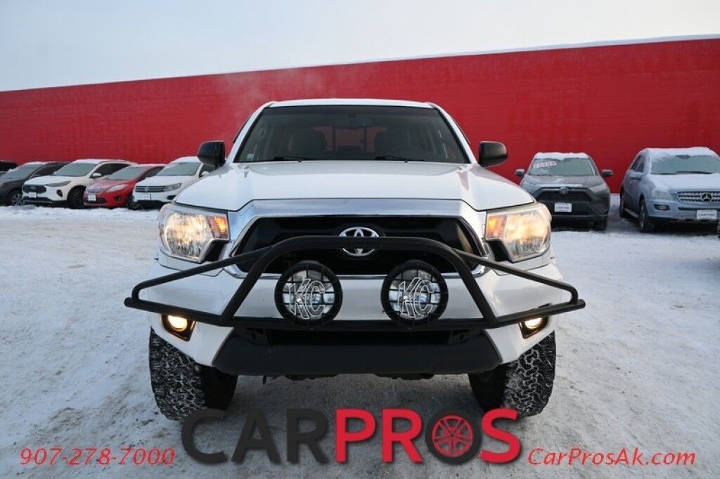 2013 Toyota Tacoma SR5 - 4X4 - Crew Cab - Lifted w/ Pro Comp Wheels - Brush Guard w/ Fog Lights - Backup Camera - Bluetooth - Remote Start - Keyless Entry - Bedliner - Tonneau Cover - Tow Package - Low Miles Anchorage AK