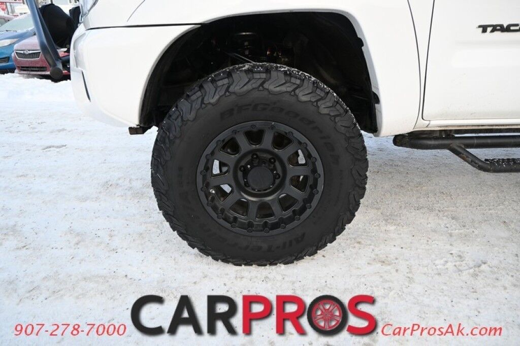 2013 Toyota Tacoma SR5 - 4X4 - Crew Cab - Lifted w/ Pro Comp Wheels - Brush Guard w/ Fog Lights - Backup Camera - Bluetooth - Remote Start - Keyless Entry - Bedliner - Tonneau Cover - Tow Package - Low Miles Anchorage AK