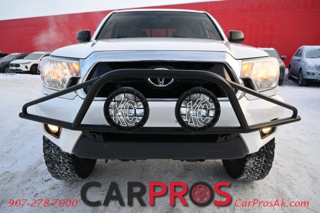 2013 Toyota Tacoma SR5 - 4X4 - Crew Cab - Lifted w/ Pro Comp Wheels - Brush Guard w/ Fog Lights - Backup Camera - Bluetooth - Remote Start - Keyless Entry - Bedliner - Tonneau Cover - Tow Package - Low Miles Anchorage AK