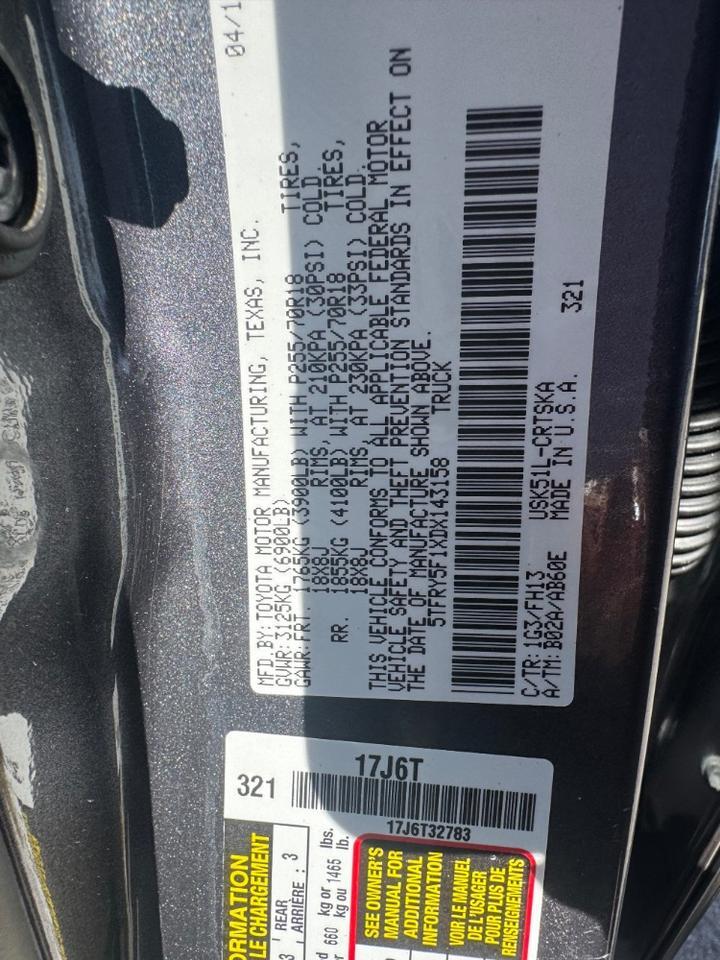 2013 Toyota Tundra Grade 5.7L V8 Austin TX