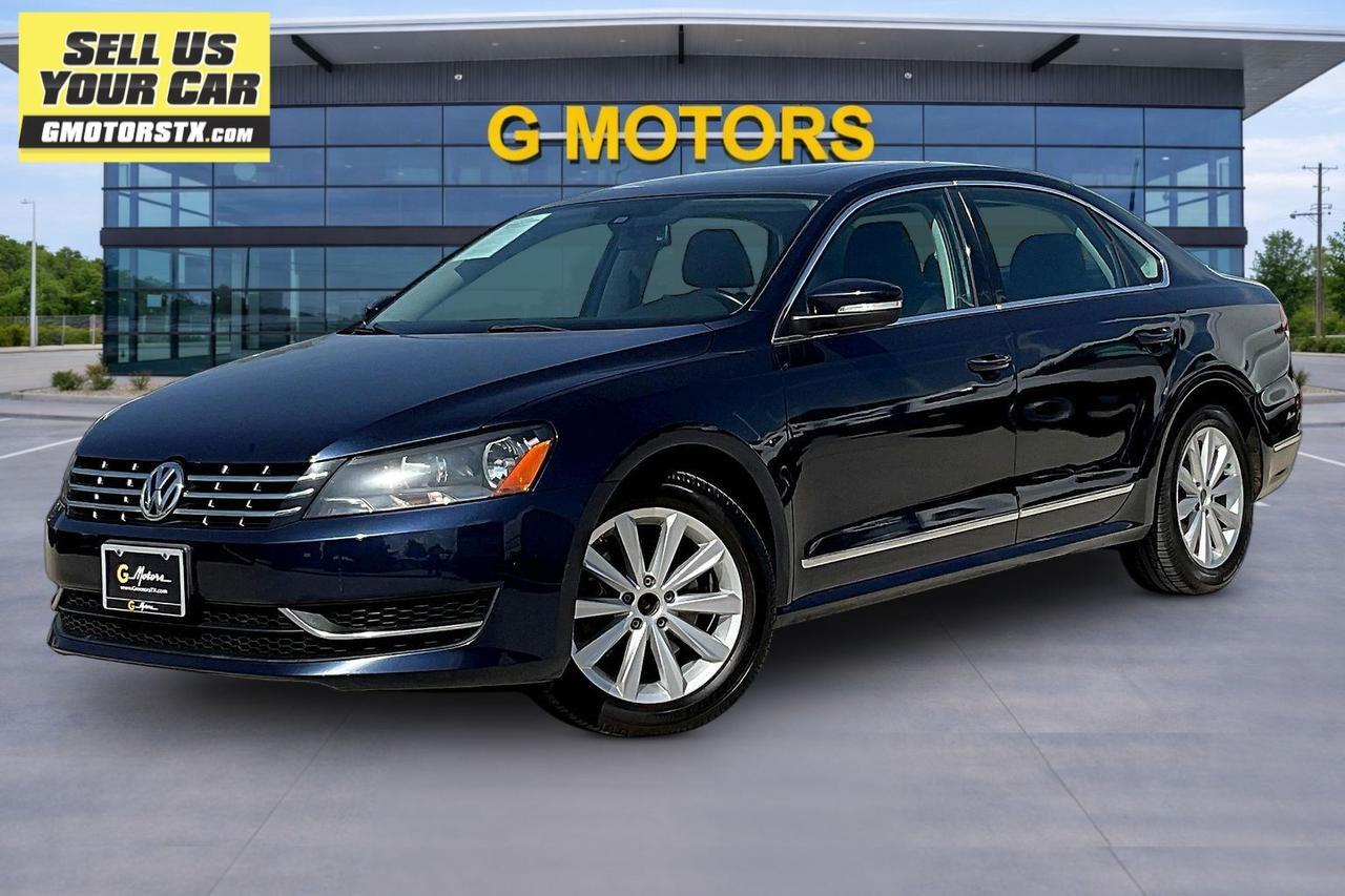 Blue 2013 Volkswagen Passat Sedan Front-Wheel Drive Automatic