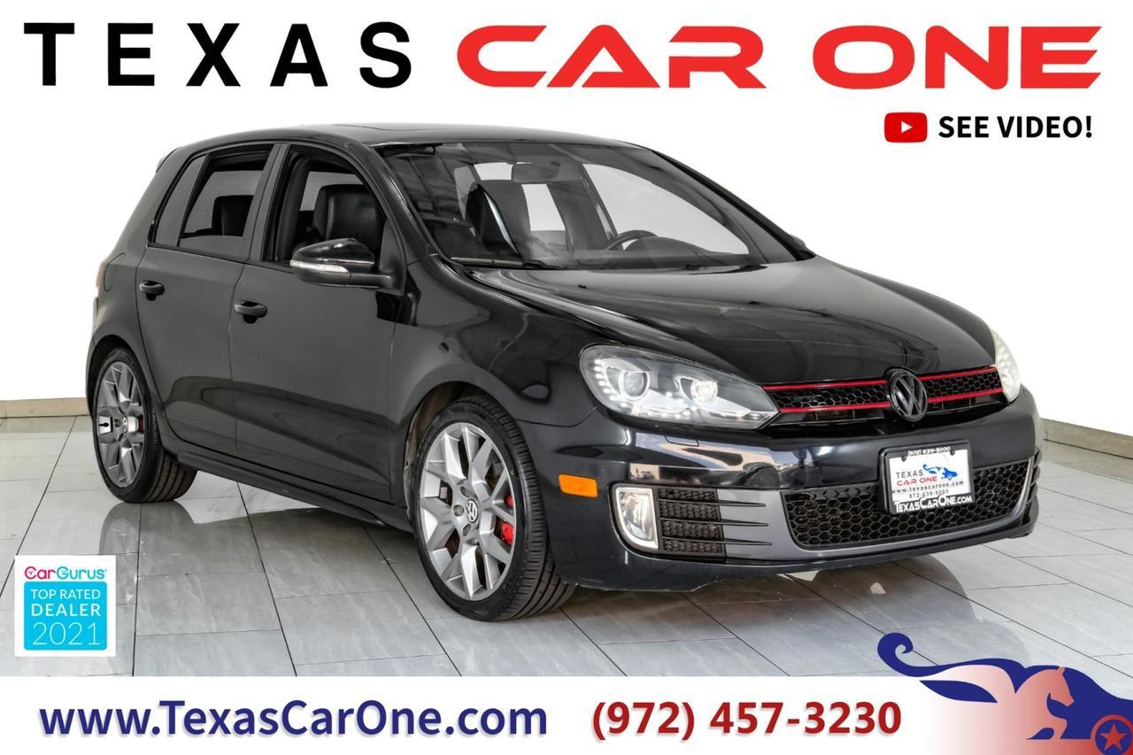 2013 Volkswagen GTI AUTOMATIC SUNROOF LEATHER HEATED SEATS BLUETOOTH CRUISE CONTROL ALLOY WHEELS