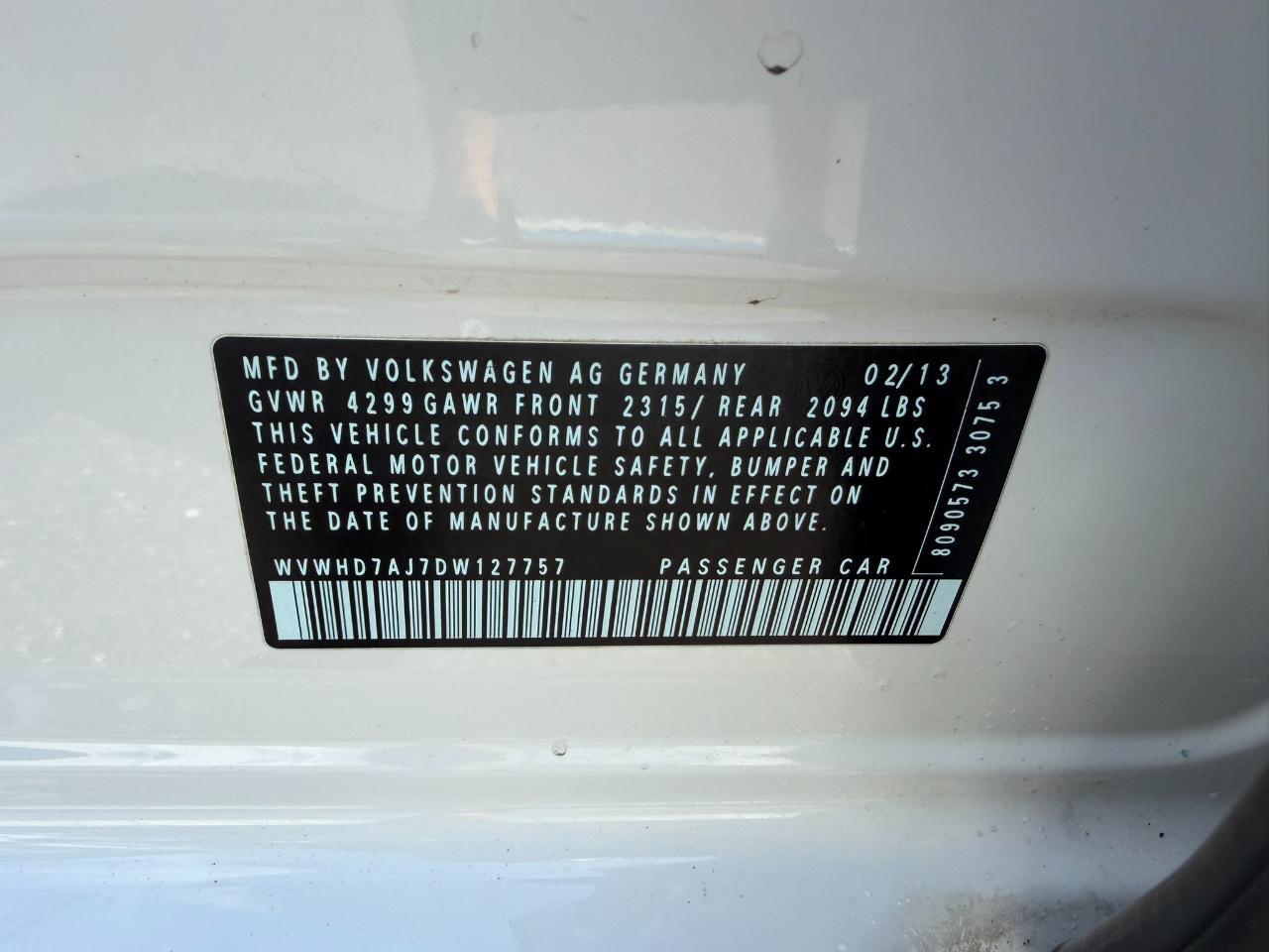 2013 Volkswagen GTI Wolfsburg Edition 4-Door Jacksonville FL