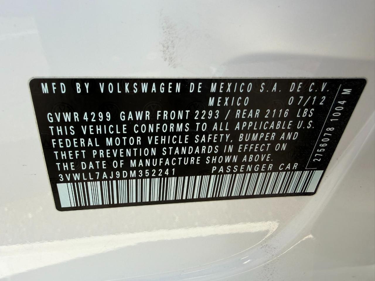 2013 Volkswagen Jetta Sedan 4dr DSG TDI Jacksonville FL