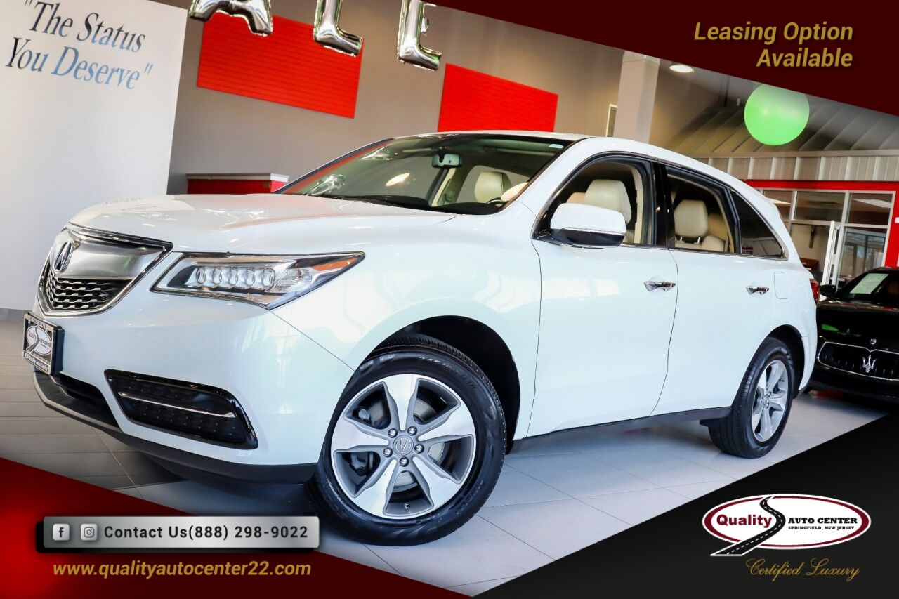 2014 Acura MDX Leather Sunroof Third Row Seats Springfield NJ 2014 Acura MDX Leather Sunroof Third Row Seats Springfield NJ
