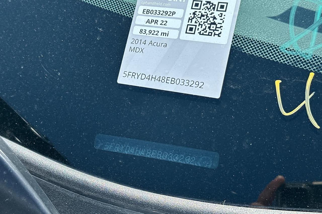 2014 Acura MDX Tech Pkg Roseville CA