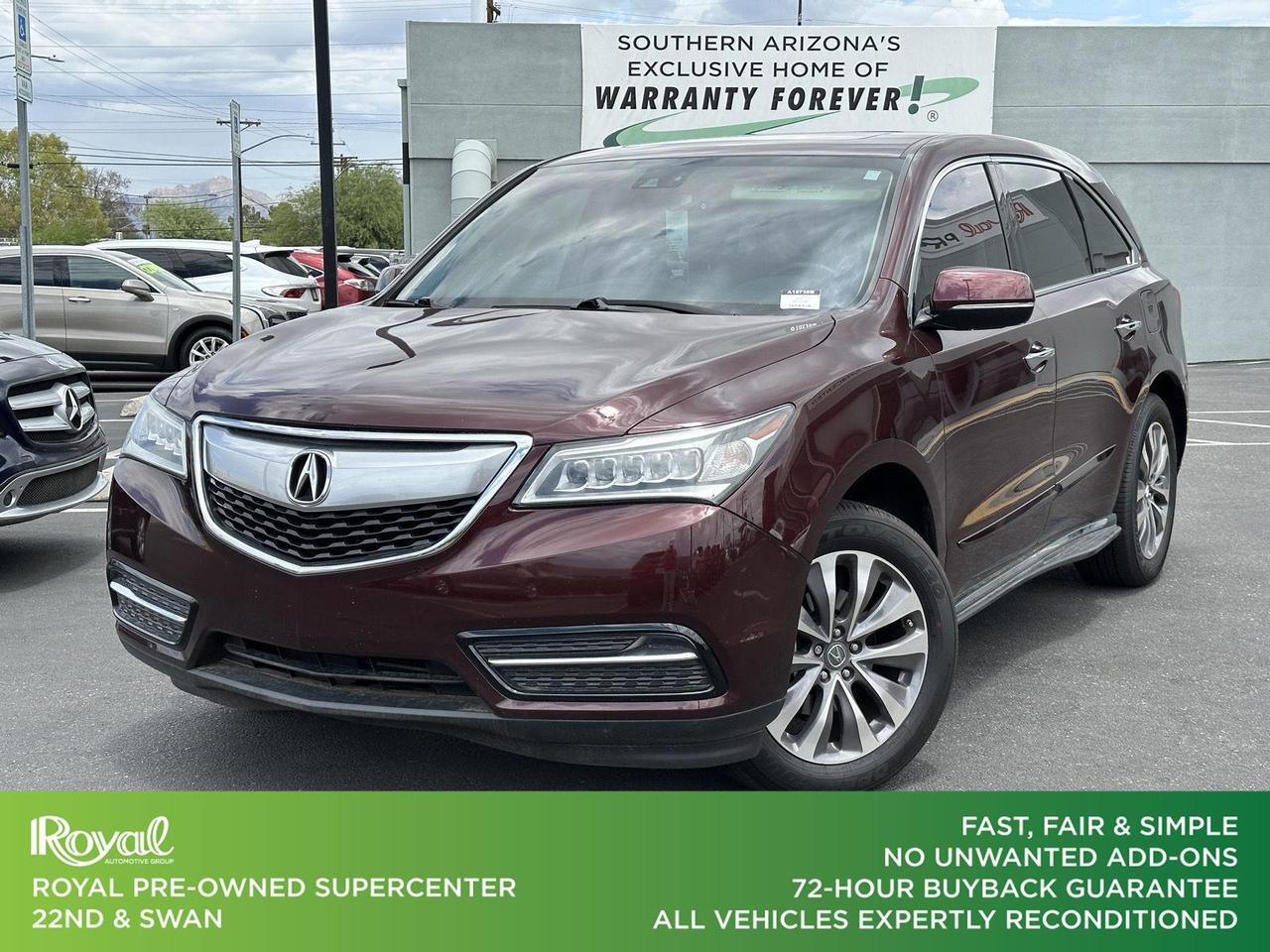 2014 Acura MDX Tech Pkg Tucson AZ