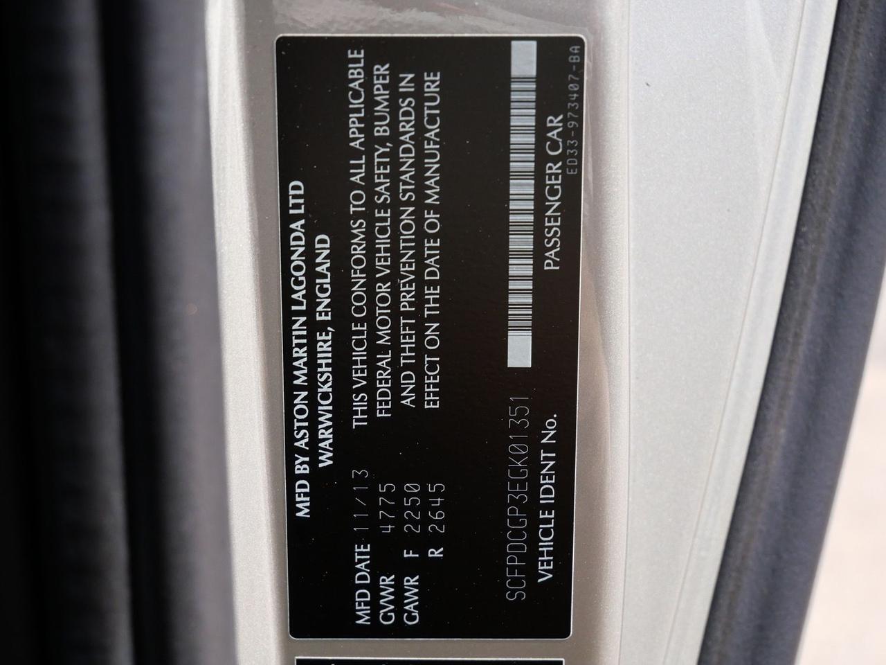 2014 Aston Martin Vanquish Volante Volante Lawrence KS