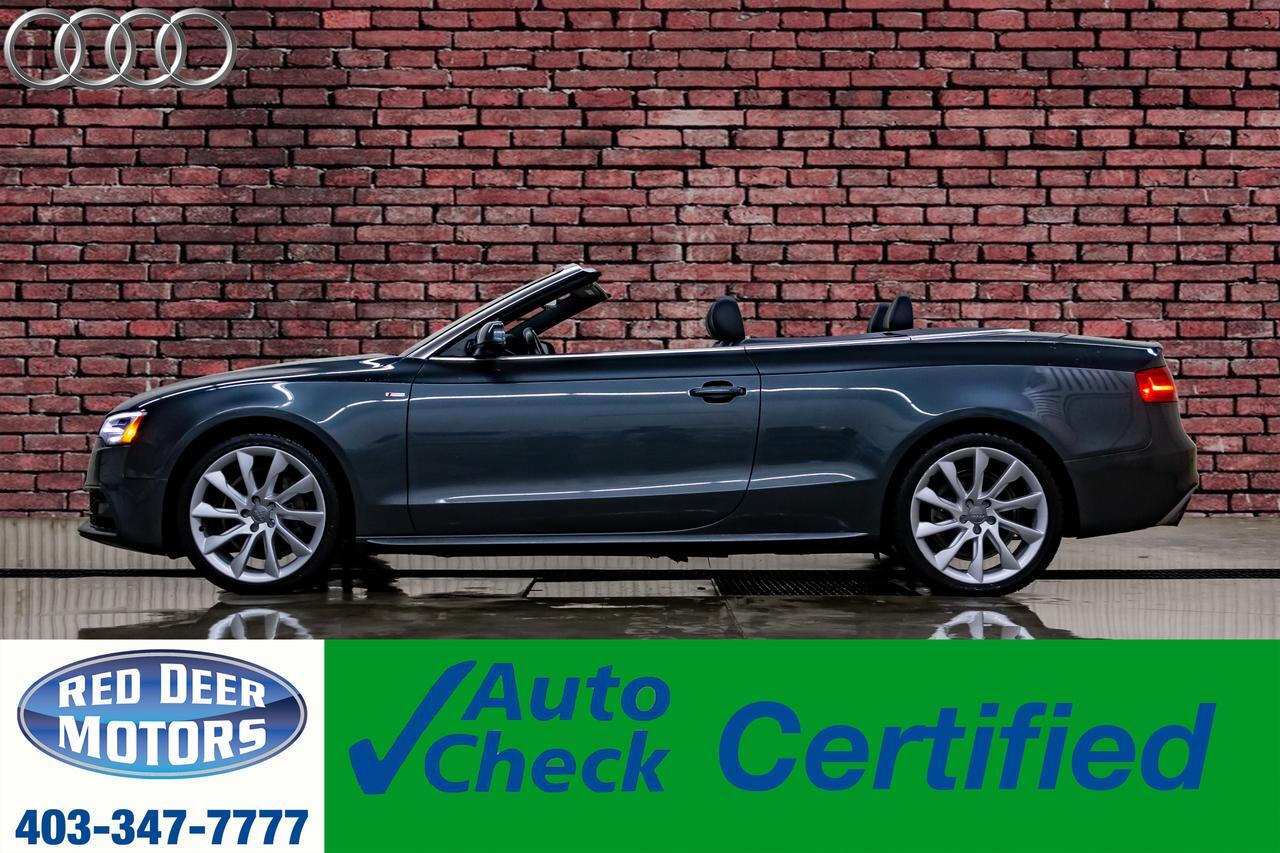 2014 Audi A5 Technik Quattro S-Line Cabriolet Leather Nav BCam