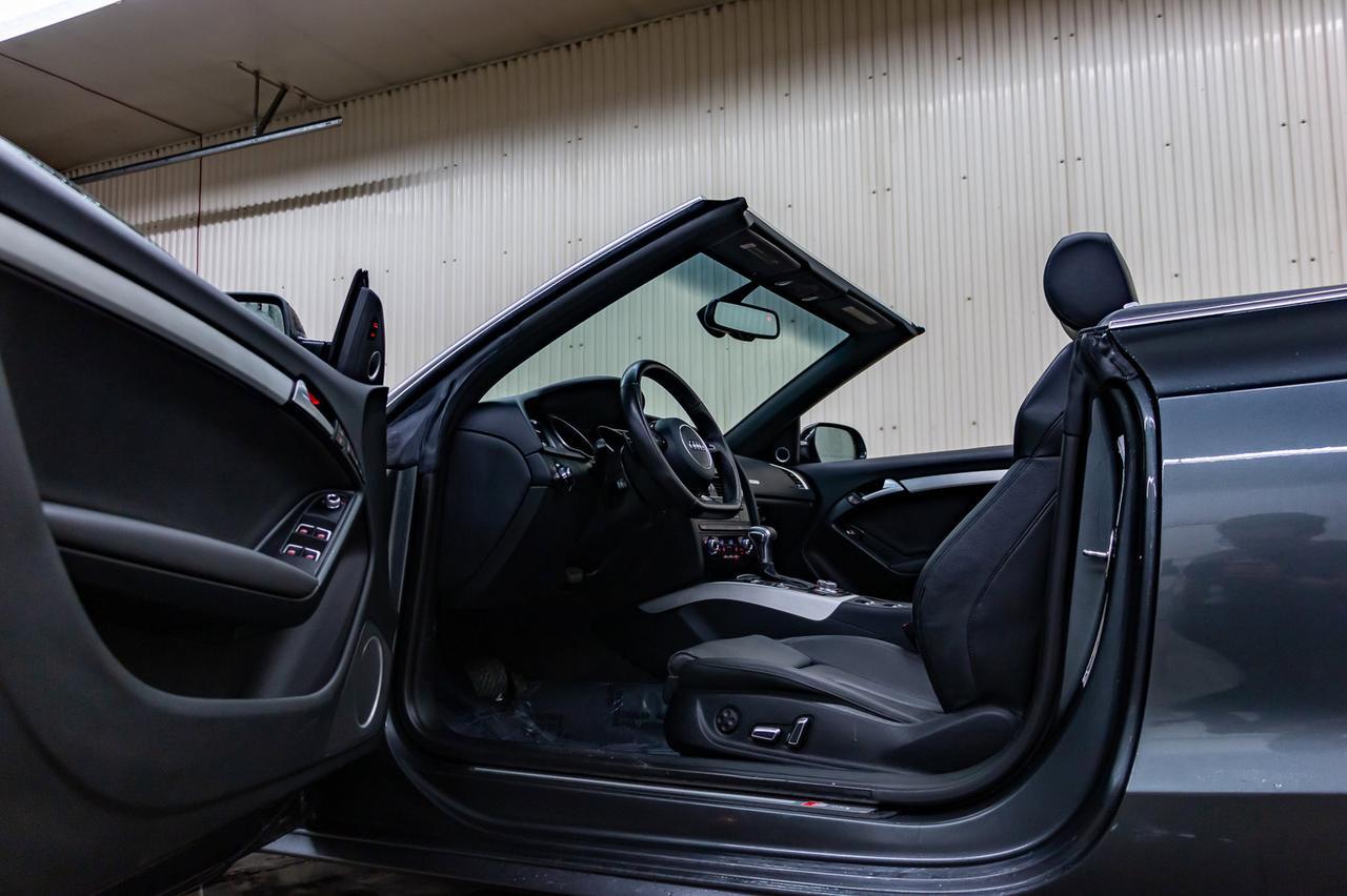 2014 Audi A5 Technik Quattro S-Line Cabriolet Leather Nav BCam Red Deer AB