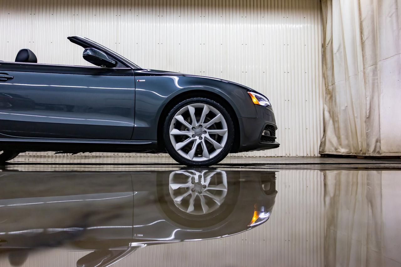 2014 Audi A5 Technik Quattro S-Line Cabriolet Leather Nav BCam Red Deer AB