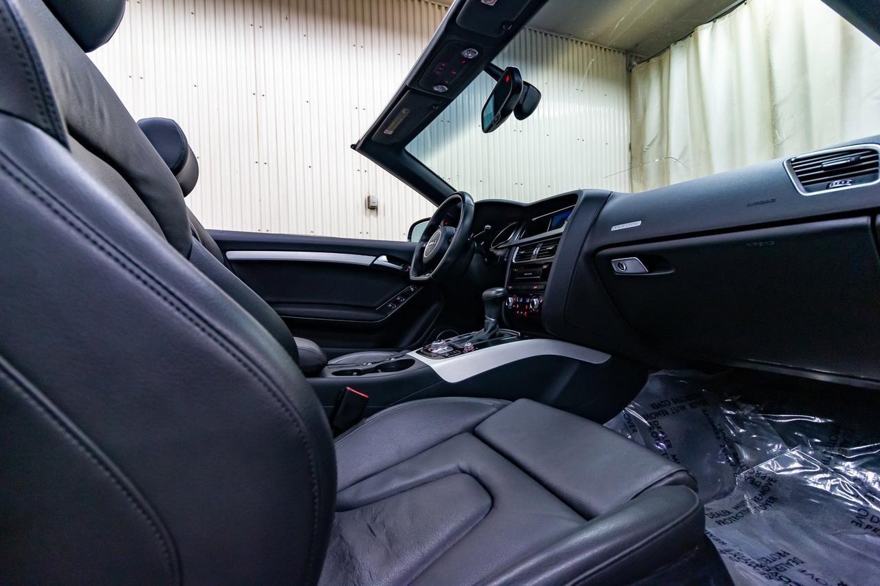 2014 Audi A5 Technik Quattro S-Line Cabriolet Leather Nav BCam Red Deer AB