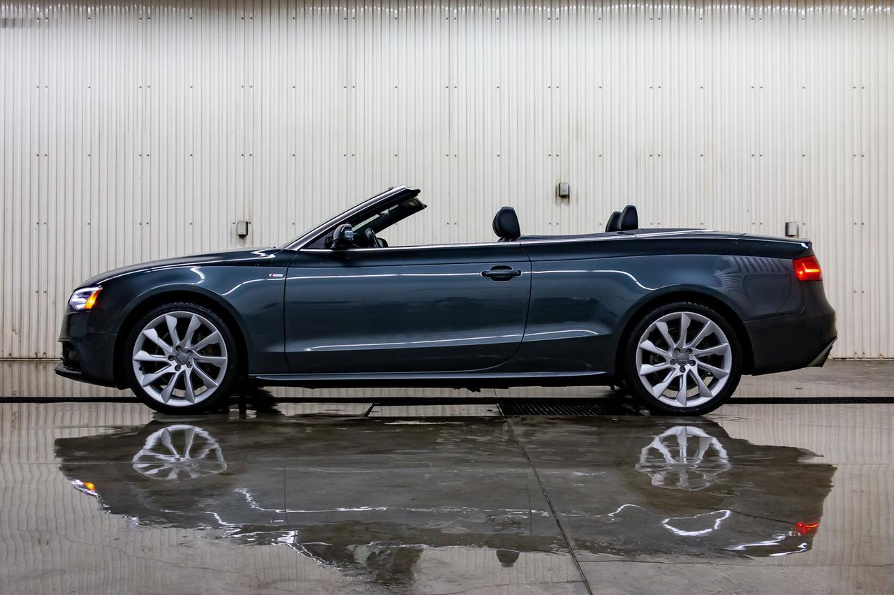2014 Audi A5 Technik Quattro S-Line Cabriolet Leather Nav BCam Red Deer AB
