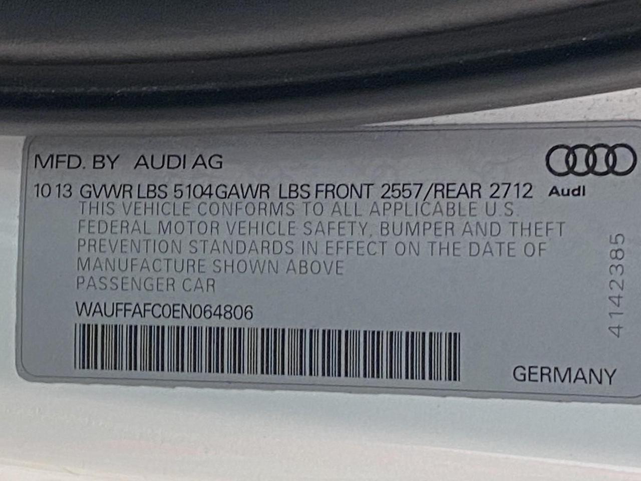 2014 Audi A6 2.0T Premium Richmond Hill NY