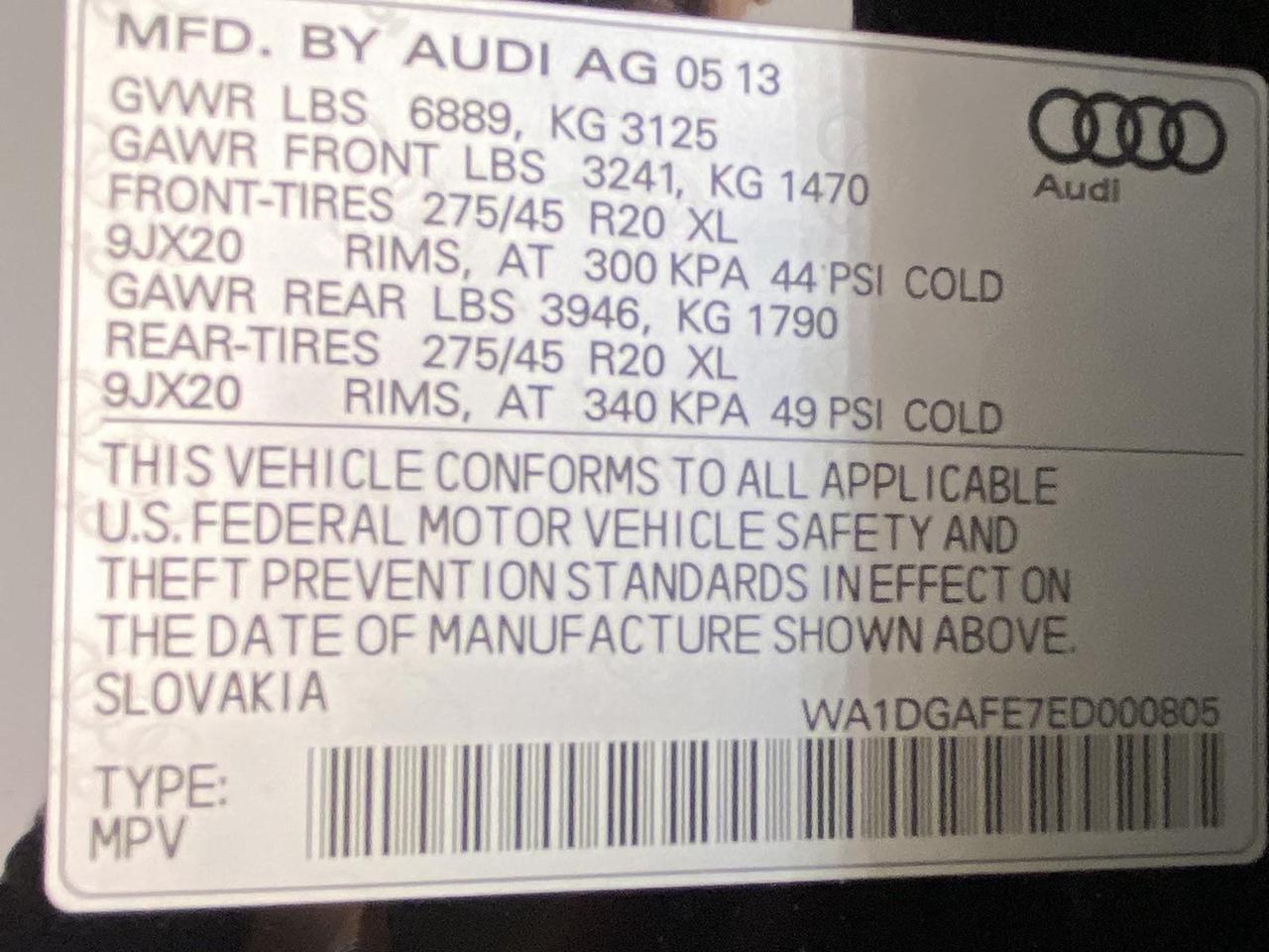 2014 Audi Q7 3.0T S line Prestige Richmond Hill NY