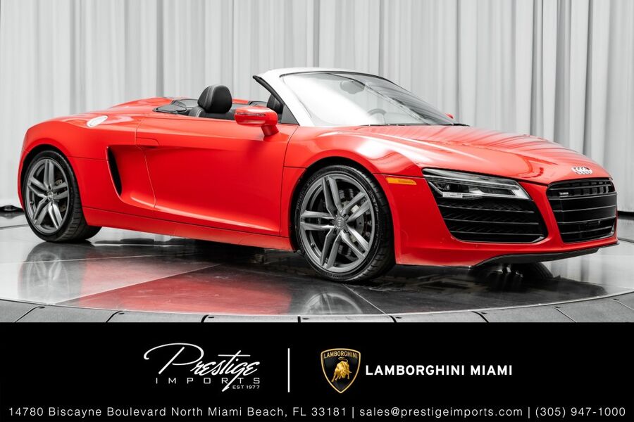 2014 Audi R8 Spyder 4.2 V8 North Miami FL 2014 Audi R8 Spyder 4.2 V8 North Miami FL