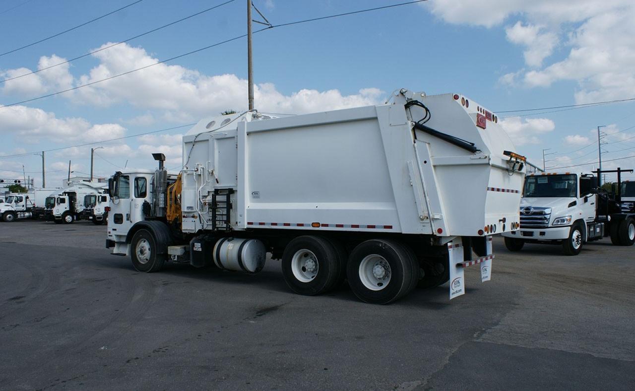 2014 Autocar ACX64 28 yd Heil Side Loader Garbage Truck Tampa FL