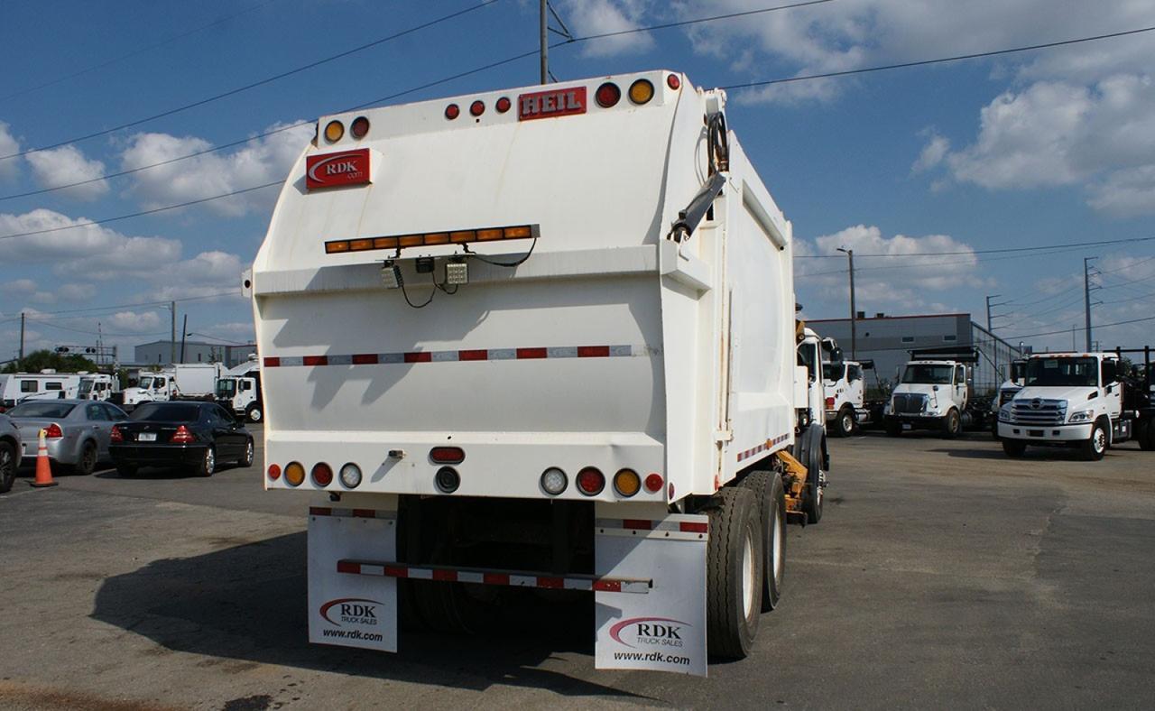 2014 Autocar ACX64 28 yd Heil Side Loader Garbage Truck Tampa FL