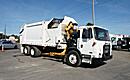 2014 Autocar ACX64 28 yd Heil Side Loader Garbage Truck