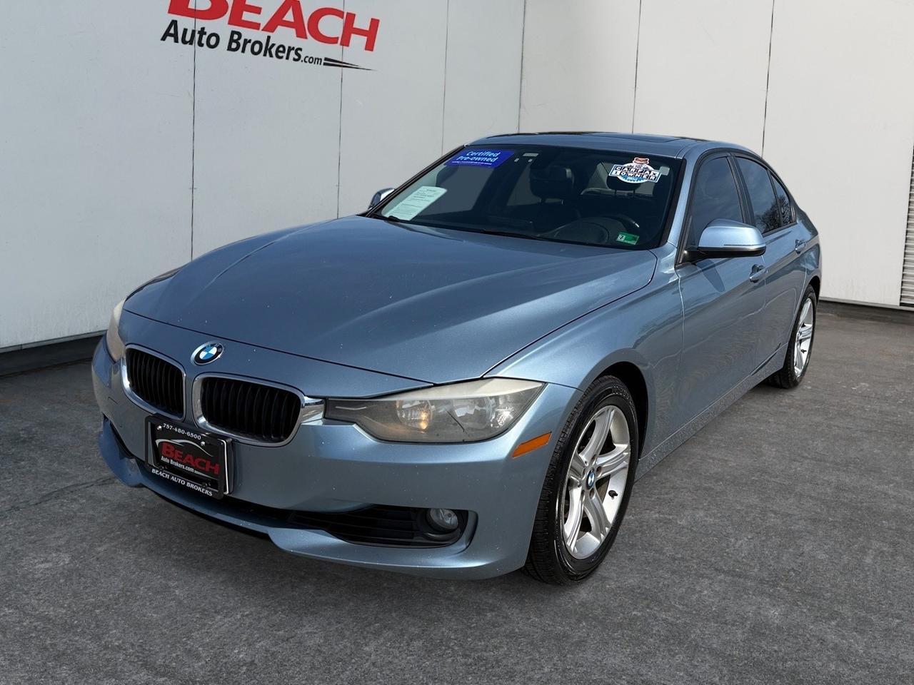 2014 BMW 3 Series 328i, HEATED SEATS, SUNROOF, BLUETOOTH, POWER MIRRORS, FLOOR MATS, AUTOMATIC HEADLIGHTS, COME AND TEST DRIVE THIS BMW 3 SERIES TODAY!