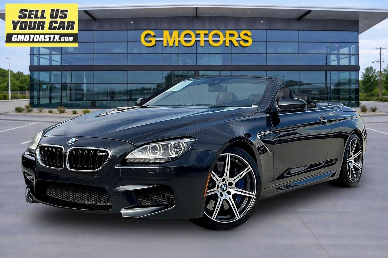 Black 2014 BMW M6 Convertible Rear-Wheel Drive Automatic