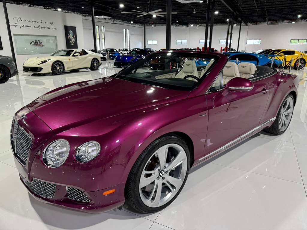 2014 Bentley Continental GT Speed Magenta Metallic paint, Mulliner Driving Specification AND MUCH MORE!! Fort Lauderdale FL