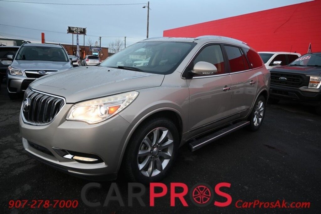 2014 Buick Enclave Premium - 3.6L V6 - All Wheel Drive - Remote Start - Front Leather Heated/Cooled Seats - Navigation - Bluetooth - BSM & Rear Sensors - Backup Camera - Dual Moonroofs - Rear Entertainment - Bose Sound System - 3rd Row Seats 7