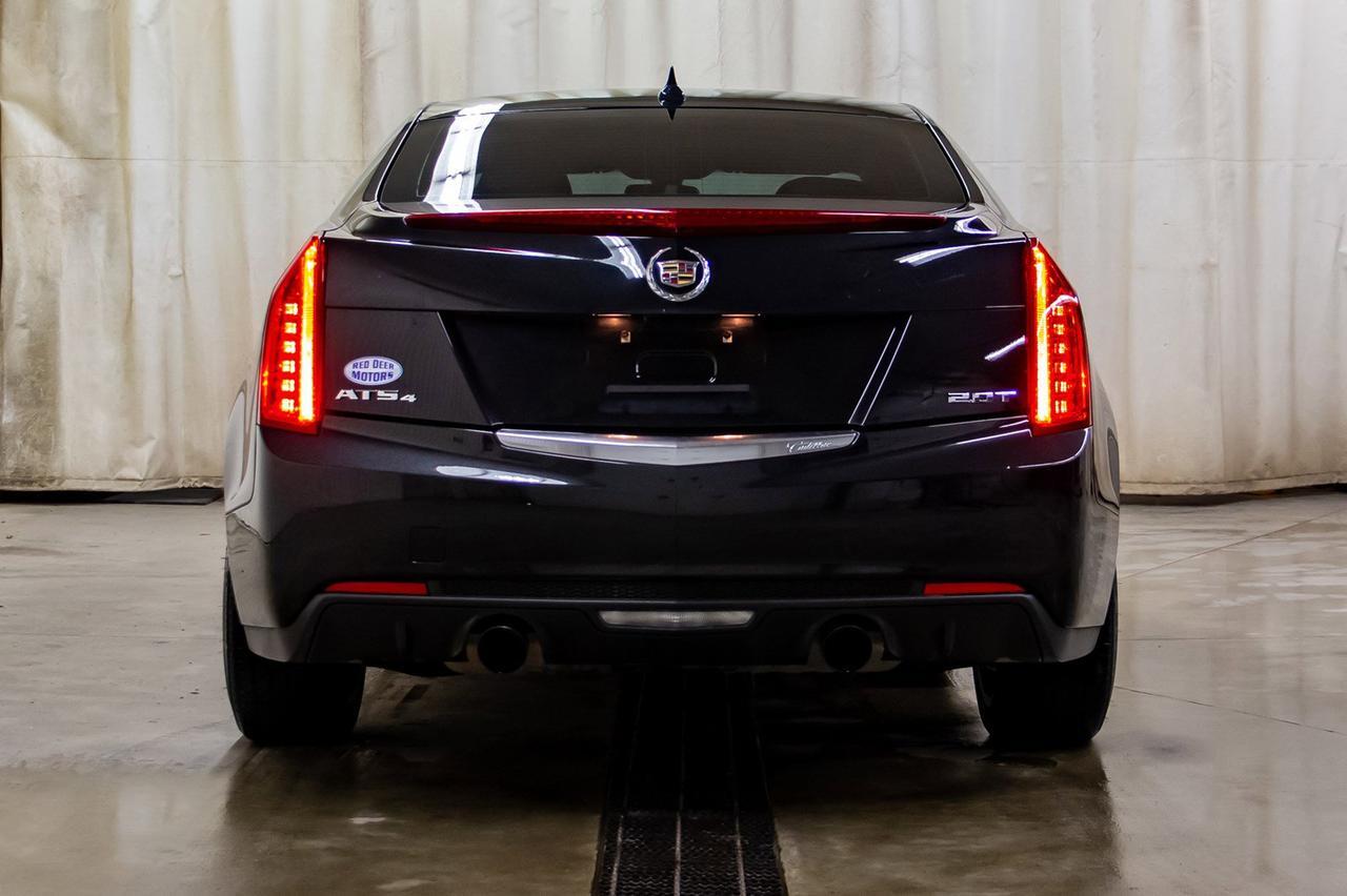 2014 Cadillac ATS AWD Turbo Leather Roof BCam Red Deer AB
