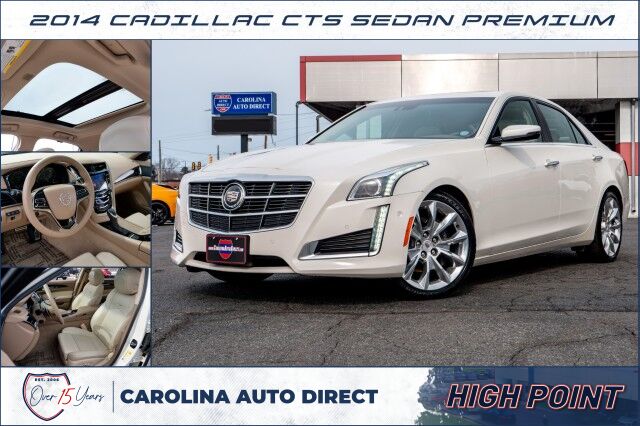 2014 Cadillac CTS Sedan Premium / Power Sunroof / Heated & Cooled Seats!